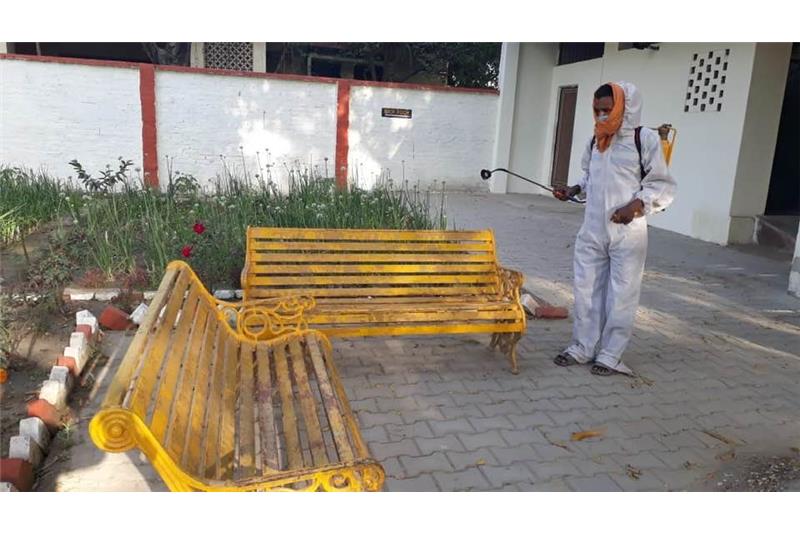 Residents starting their day at Cheshire Home