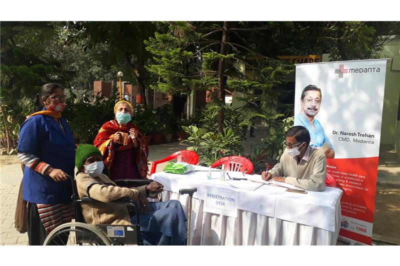 Vaccination camp on 28 Nov 21 by Medanta hospital Lucknow