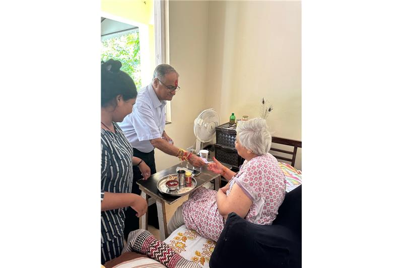 Rakshabandhan has been celebrated at Cheshire Home on 19 Aug  2024