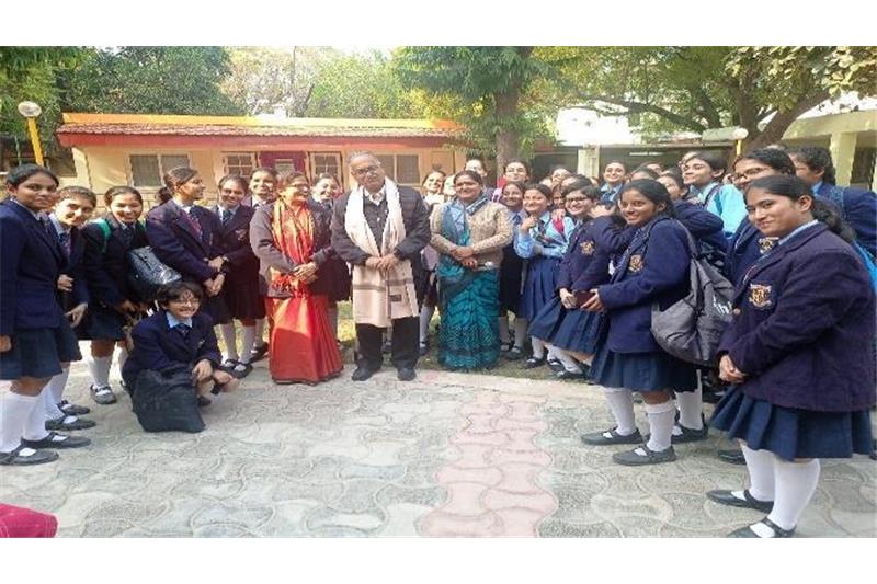 Visit to Cheshire Home Lucknow by Children from Loreto Convent School on 12 Dec 2023
