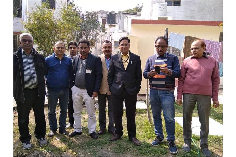 All India MES civilian Engineers Association AHQ Lucknow" came to the Cheshire home 12 Feb 2020