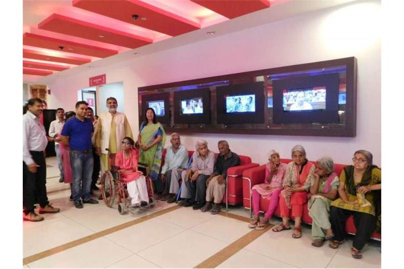 Watching Baghi-2 at SRS ;mti Nagar