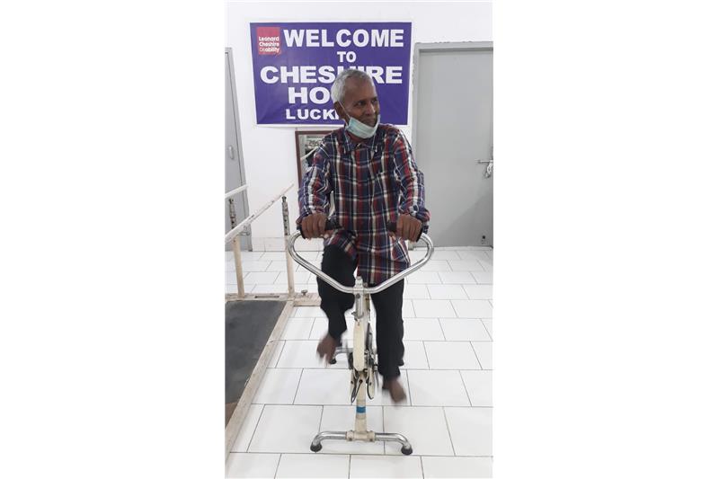 Residents doing physical exercise daily