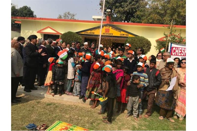 Republic Day celebrations at Cheshire Home Lucknow