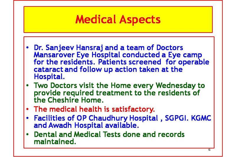 Presentation to Mrs Nita Ganguli at Cheshire Home on 15 March 2019