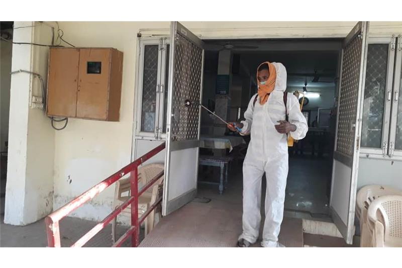 Residents starting their day at Cheshire Home