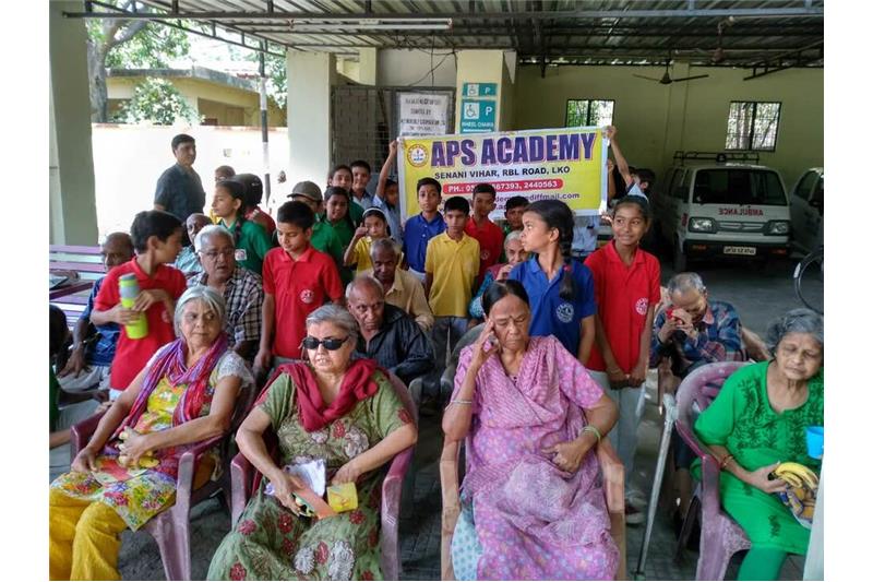 Children from APS Academy Senani Vihar Lucknow visited Cheshire Home 12 May 2019