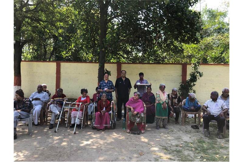 Holi with the Cheshire Home residents 21 March 2019