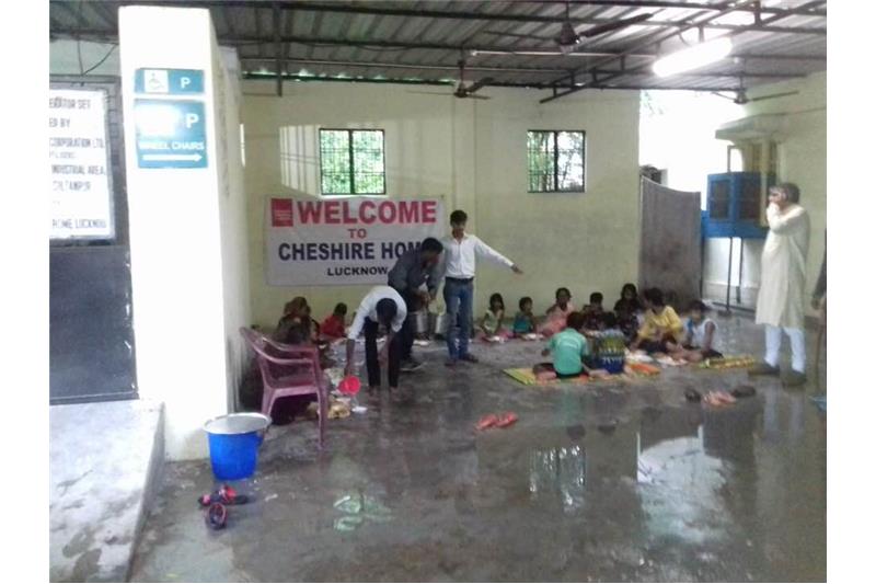 Independence Day Celebrations with the residents of Cheshire Home 