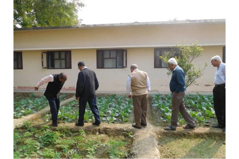 Members of the Bharat Vikas Parishad visited the Cheshire Home