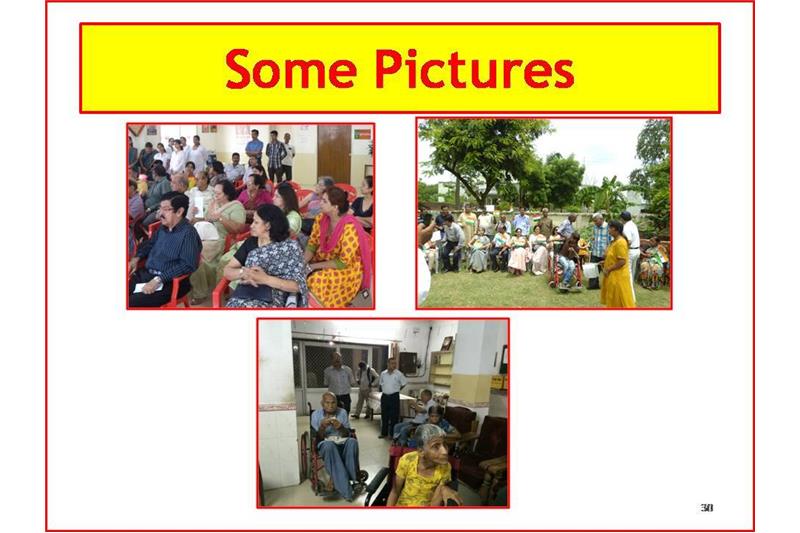 Presentation to Mrs Nita Ganguli at Cheshire Home on 15 March 2019