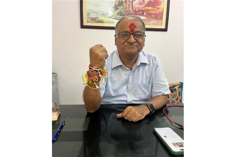 Rakshabandhan has been celebrated at Cheshire Home on 19 Aug  2024