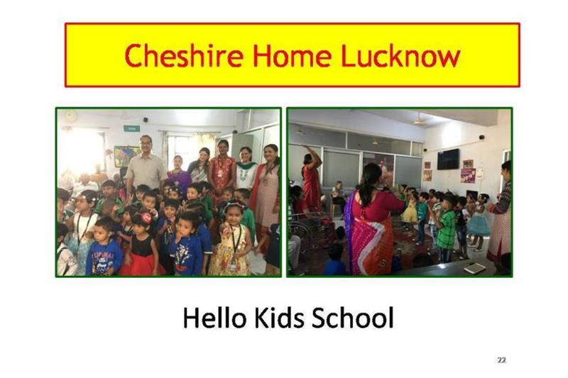 Cheshire Homes Lucknow presentation at National Council AGM at Bangalore on 24 Feb 2018