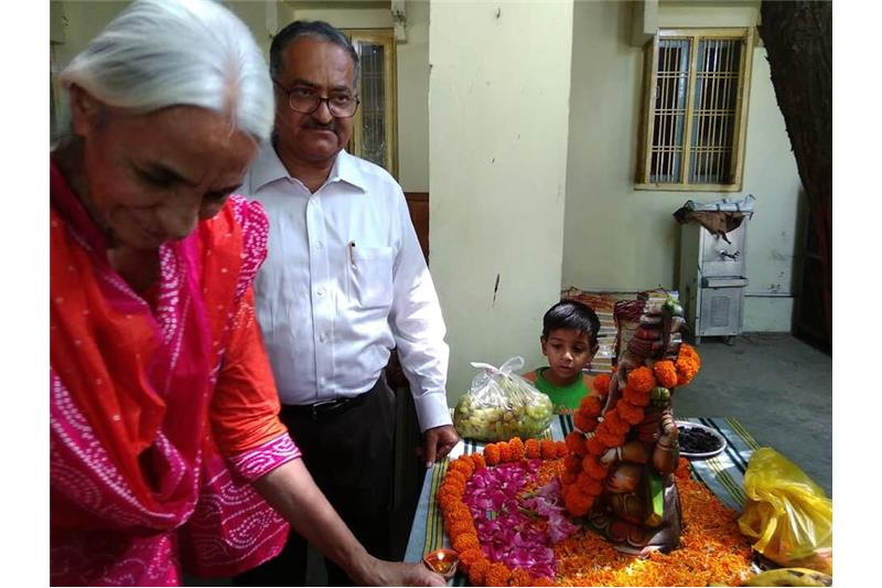 Cultural Program & Donations by Mr.Suresh Patel & BBD Students 12 April 2019