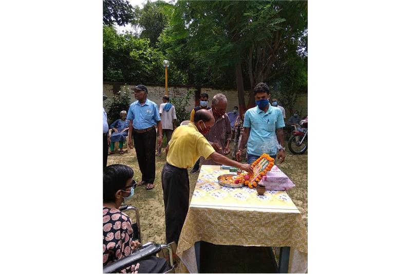 Vishwakarma Pooja at Cheshire Home