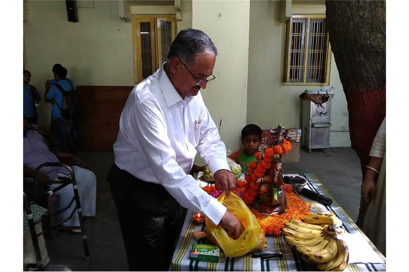 Cultural Program & Donations by Mr.Suresh Patel & BBD Students 12 April 2019