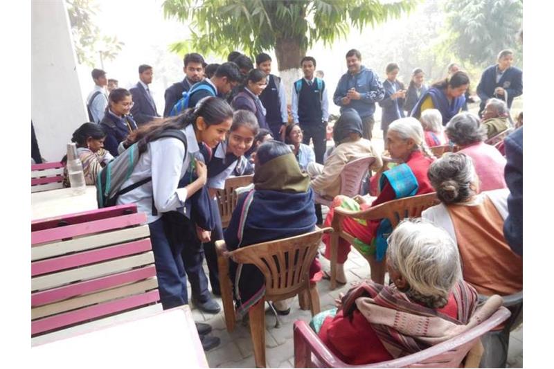 CMS Kanpur Road Children Visit Cheshire Home Lucknow