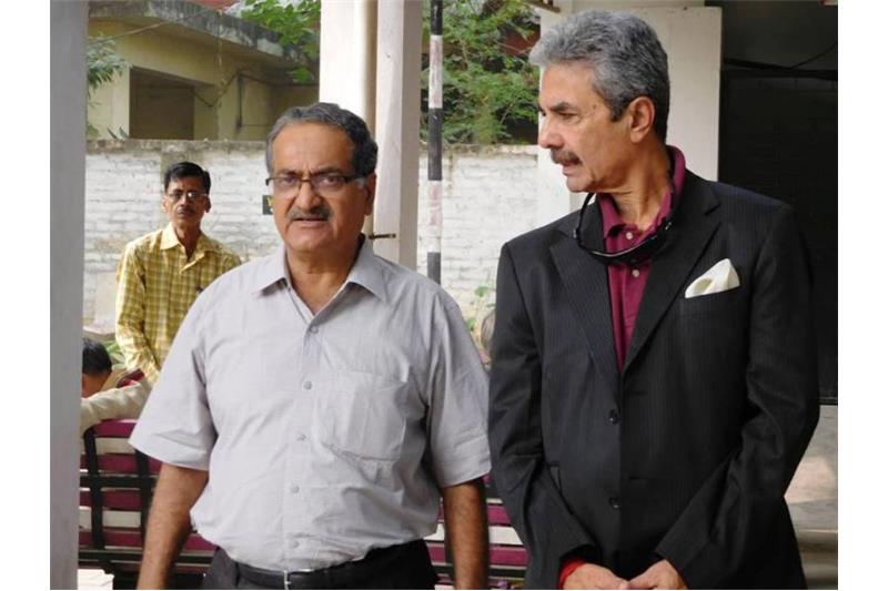 General Anil Bhalla and Colonel Ajay Ramakrishnan visited the Cheshire Home Lucknow