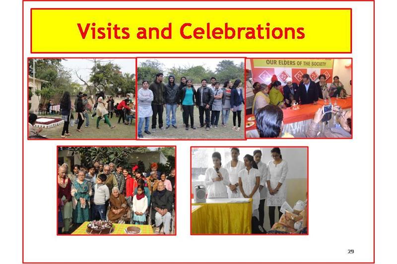 Presentation to Mrs Nita Ganguli at Cheshire Home on 15 March 2019