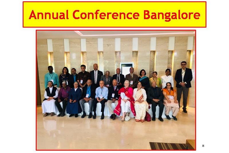 Presentation to Mrs Nita Ganguli at Cheshire Home on 15 March 2019