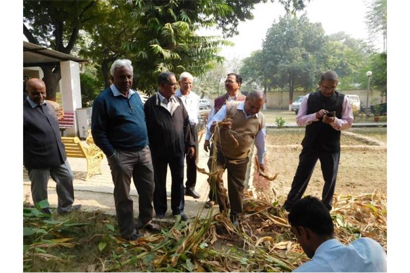 Members of the Bharat Vikas Parishad visited the Cheshire Home