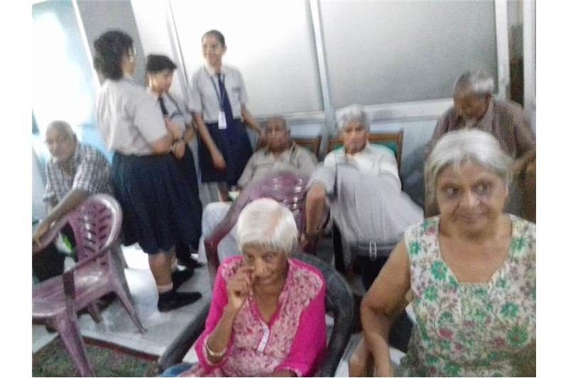 Children from Manipal Public School  visited the Cheshire Home 