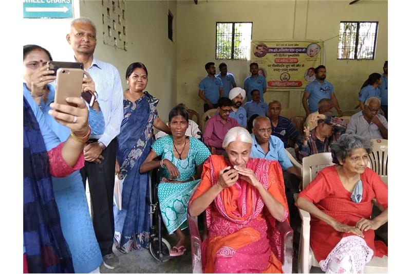 Cultural Program & Donations by Mr.Suresh Patel & BBD Students 12 April 2019