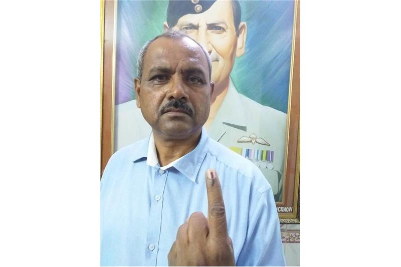  Cheshire Home Residents and Staff who voted 6 May at Lucknow.