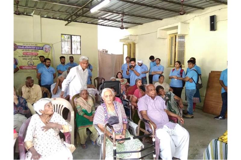 Cultural Program & Donations by Mr.Suresh Patel & BBD Students 12 April 2019