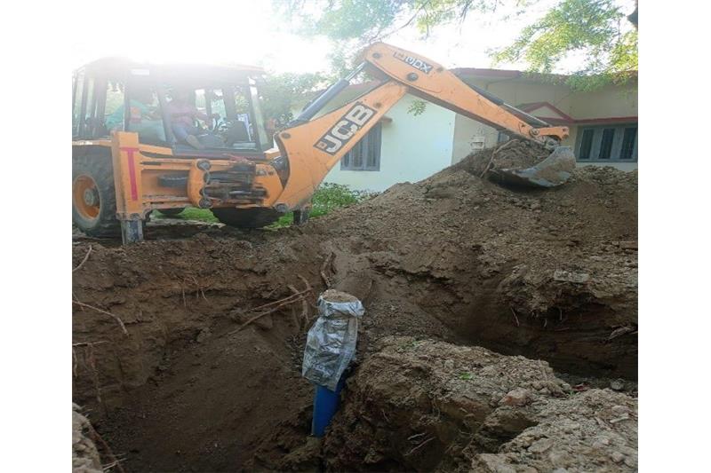 renovation of kitchen & Rainwater Harvesting Tank for water conservation has been constructed