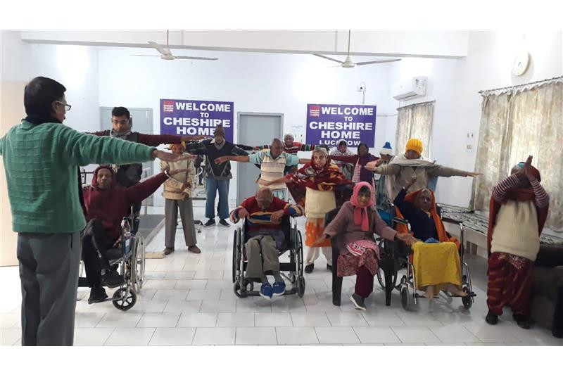 Morning physical activities were carried out under the guidance of YOGA trained teacher        Mr. Pawan Kumar from 0800 to 0900 h from Monday to Saturday