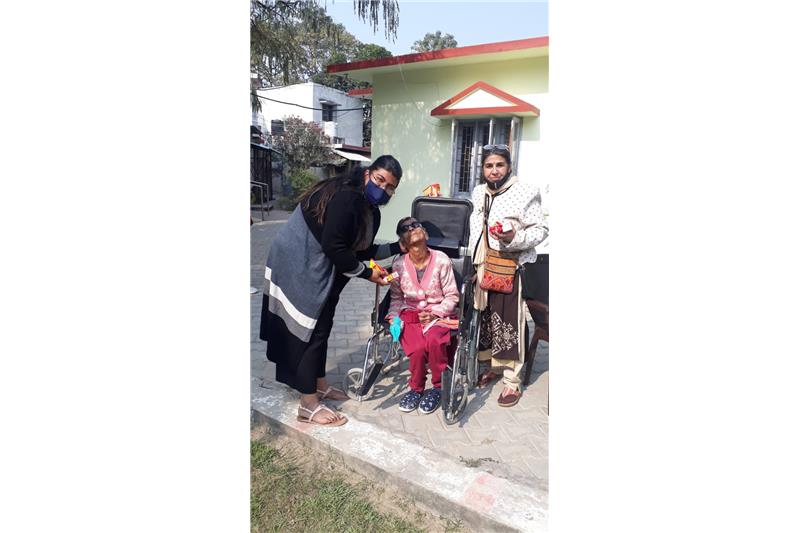 Lt col Neeta Rani Sharma celebrated birthday her daughter on 12.12.21