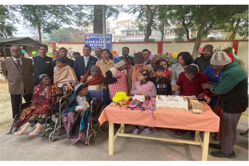 Christmas Day has been celebrated at Cheshire Home Lucknow on 25 Dec 2023