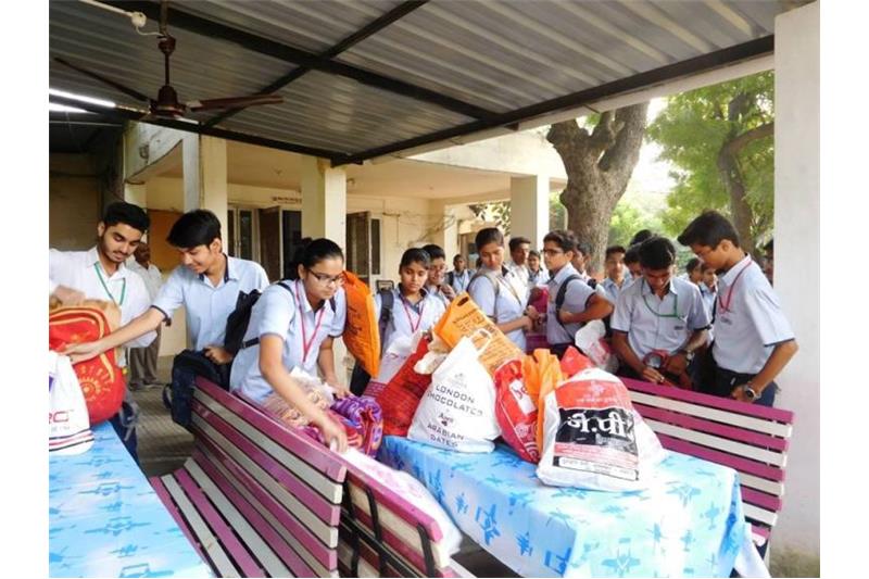 City Montessori School Kanpur Road visited the Cheshire Home Lucknow as part of " Socially Useful Productive Work".