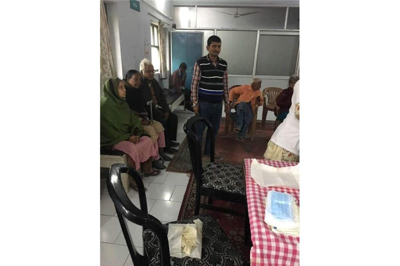 Dr Nikita Sarin Giving Dental Care to our Residents at Cheshire Home