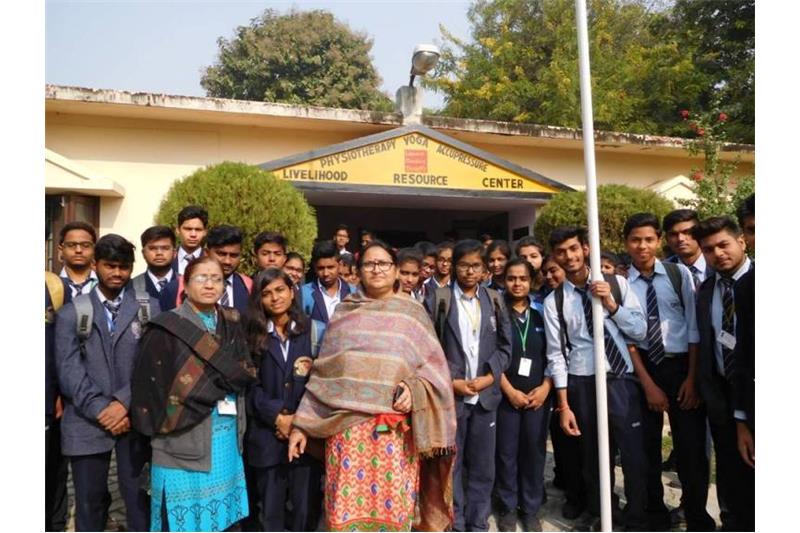 CMS Kanpur Road Children Visit Cheshire Home Lucknow