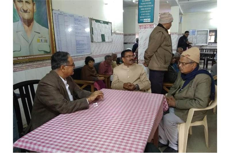 Visit by Mr Kamlesh and 11 members to the Cheshire Home 5 Jan 2020