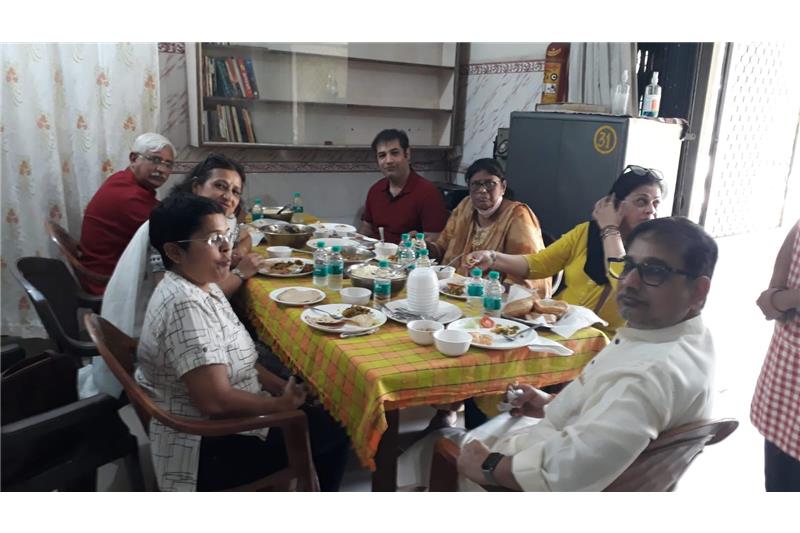 Ms Priti Kapoor wo Brig Arvind Kapoor (Retd) has sponsored lunch today