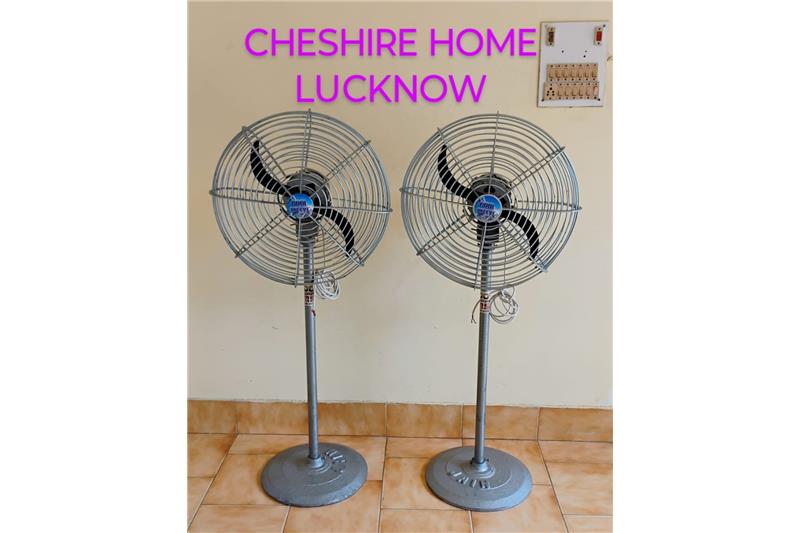 02 (Two) x Farrata fans were donated by Col Ranvir Kumar Abrol during his visit to Cheshire Home Lucknow on 26 May 2024