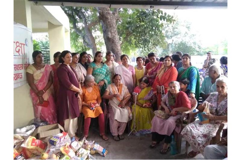 Visit by ladies of 4th SSB Battalion led by the Commanding Officers wife Ms Sandhya Shinde 