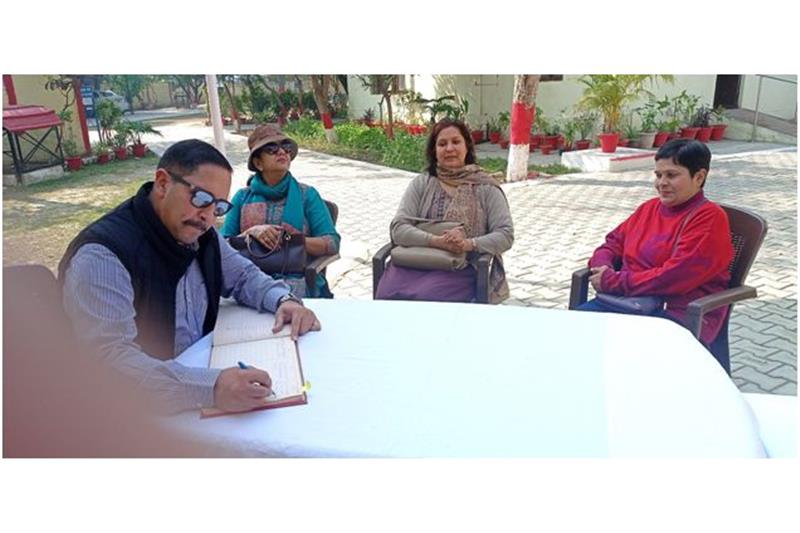 Visit by Maj Gen & Mrs Manoj Tiwari, ZRO (UP & UK) Lucknow