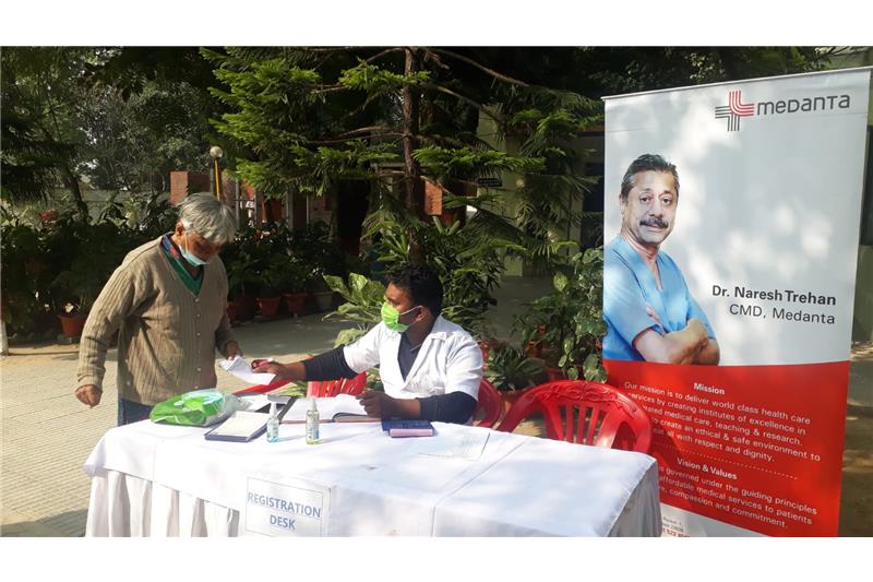 Vaccination camp on 28 Nov 21 by Medanta hospital Lucknow
