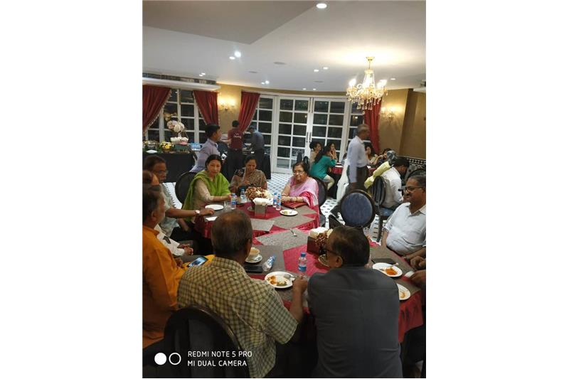 Mr and Mrs Sudhir Halwasiya hosted the Residents of Cheshire Home at Cappuccino Blast 11 April 