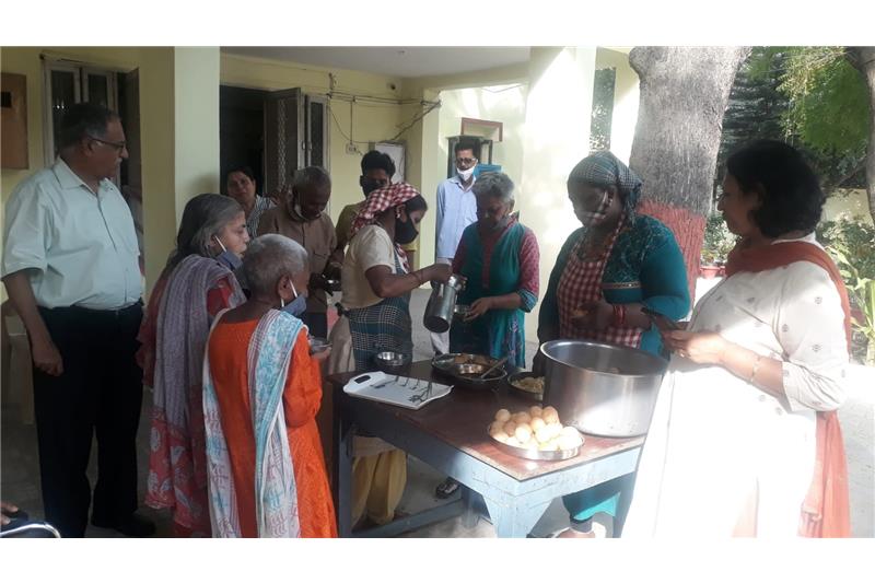 Ms Manju Kalia Madam has sponsored ;l Gappe