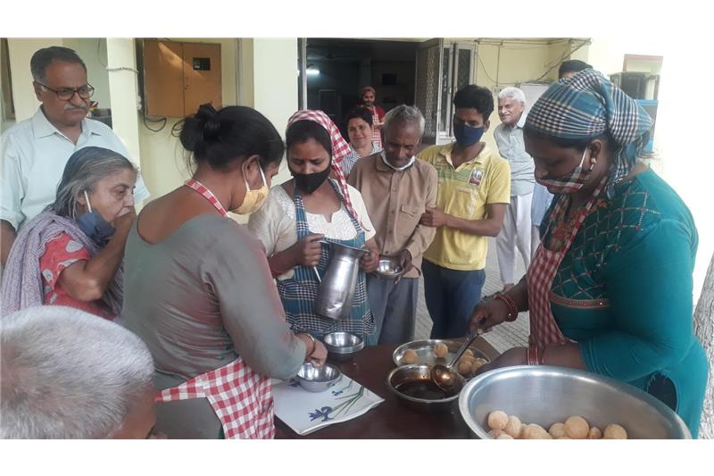 Ms Manju Kalia Madam has sponsored ;l Gappe