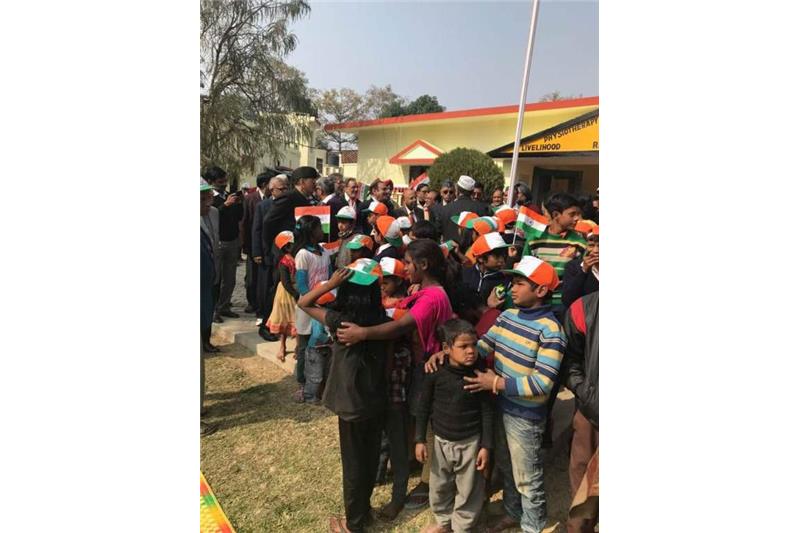 Republic Day celebrations at Cheshire Home Lucknow