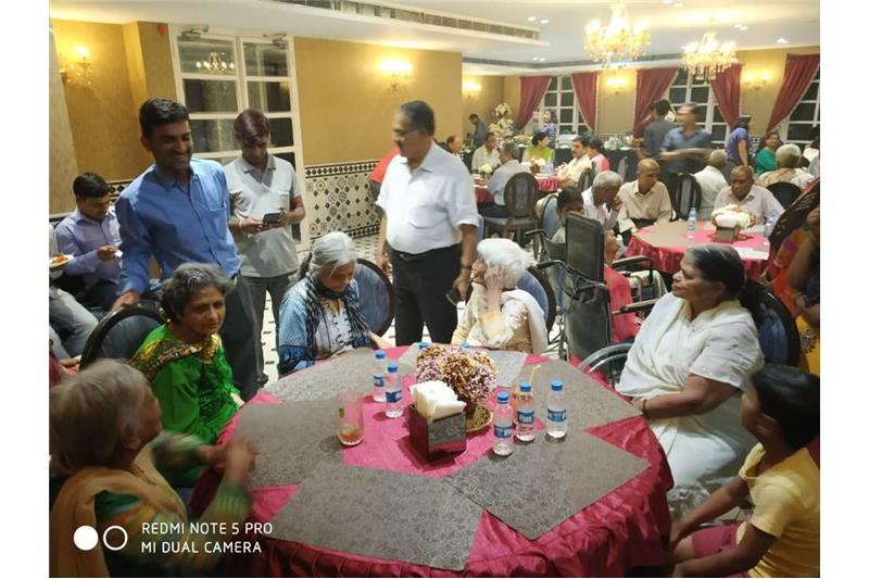 Mr and Mrs Sudhir Halwasiya hosted the Residents of Cheshire Home at Cappuccino Blast 11 April 