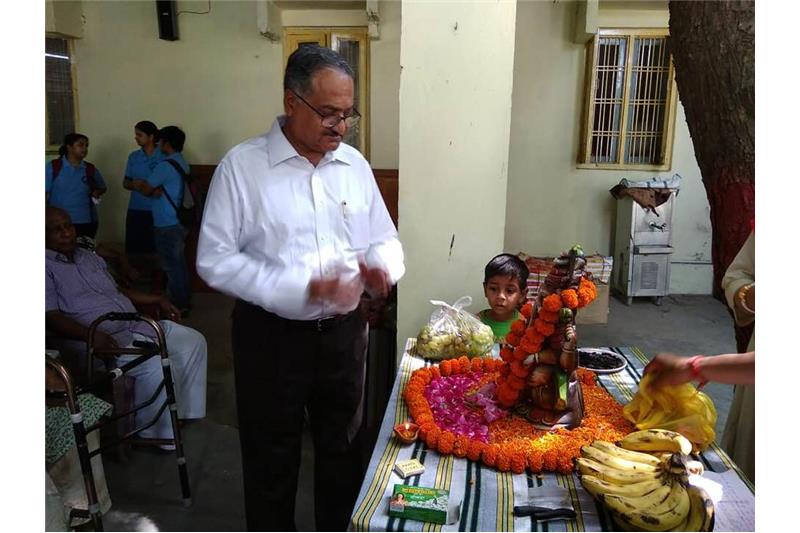 Cultural Program & Donations by Mr.Suresh Patel & BBD Students 12 April 2019