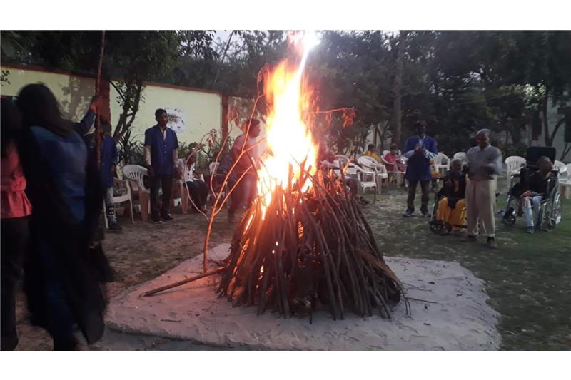 Celebrated Holi festival 2022 at Cheshire home