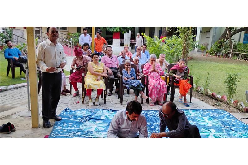 Krishna Janmastmi was celebrated in Cheshire Home with the residents & staff.